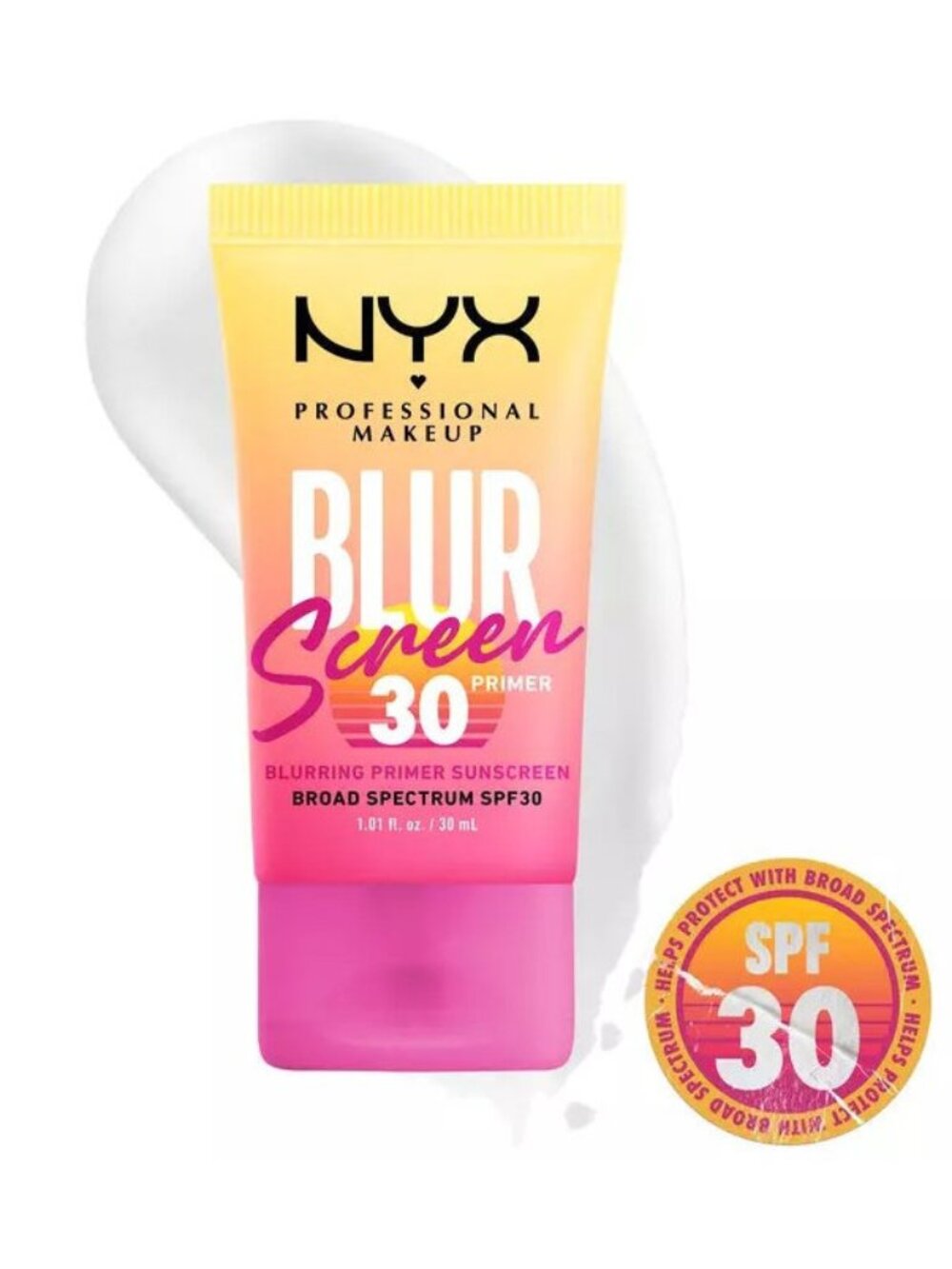 NYX Blur Screen SPF 30 Blurring Primer Sunscreen - 30ml